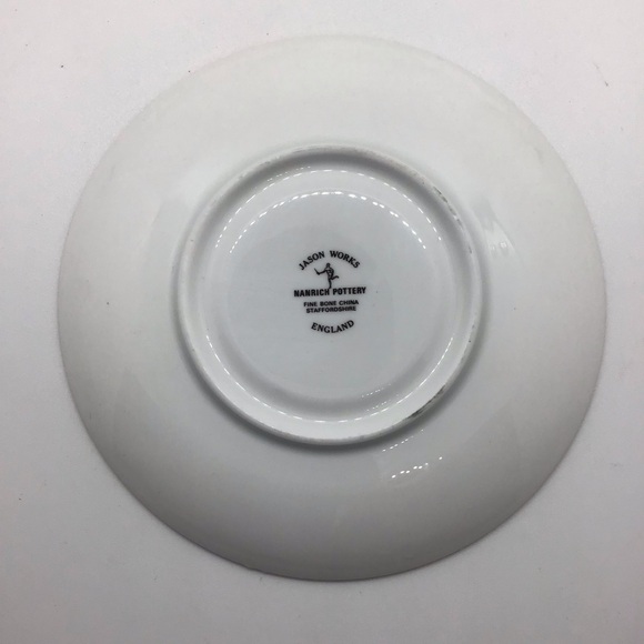 Jason Works Nanrich Pottery Fine Bone China Tea Cup & Saucer England Dogwood - Picture 4 of 10